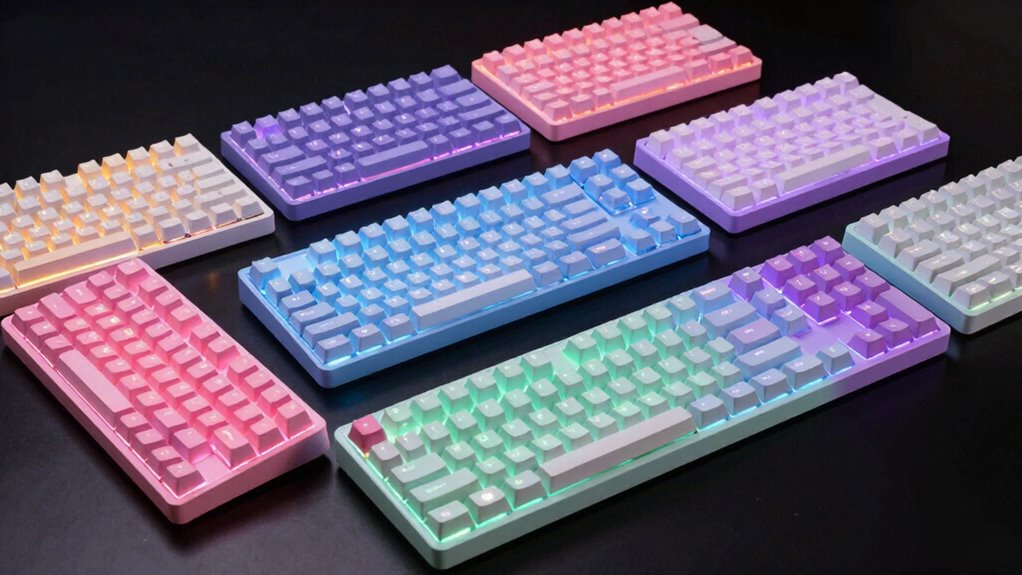 top pastel gaming keyboard gifts