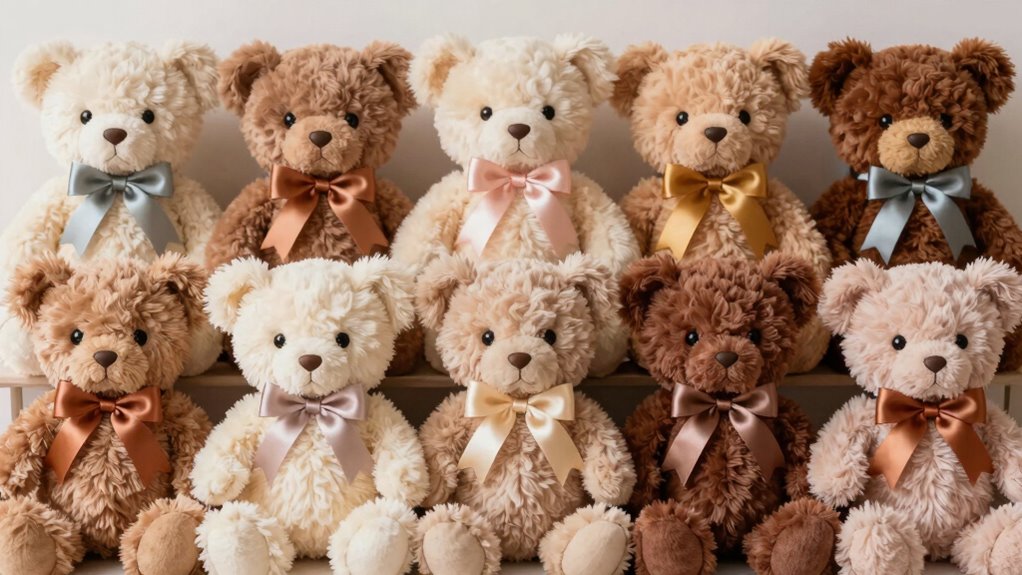 top plush teddy bear bow