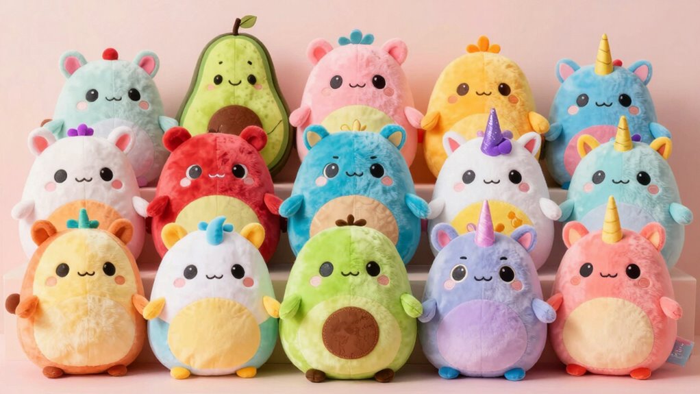 top squishmallows plush list