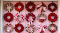 valentine door wreath ideas