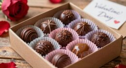 celebrating love with chocolates