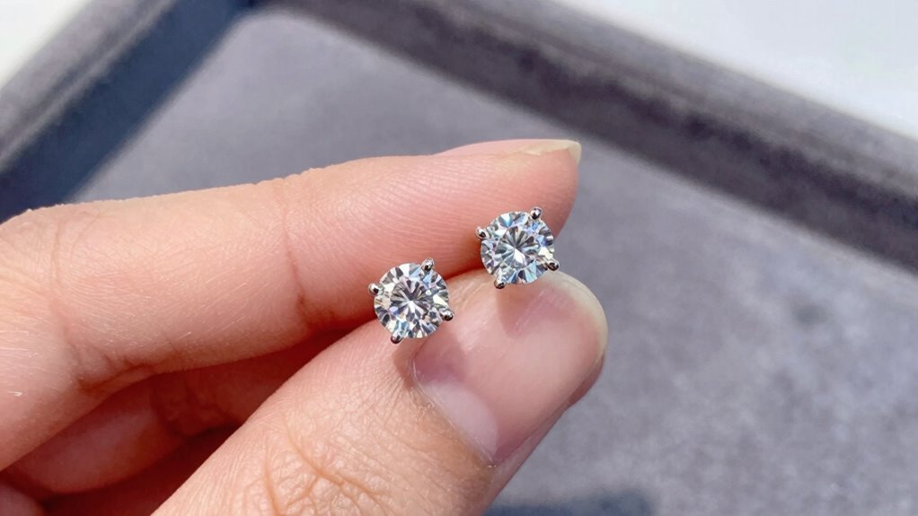 choosing appropriate diamond earring size