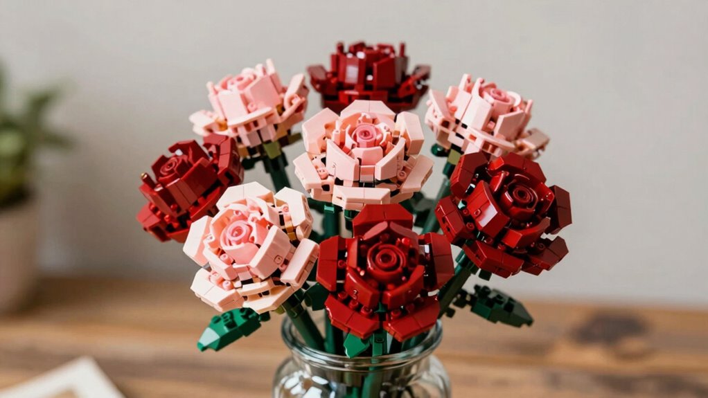 colorful harmonious floral arrangements