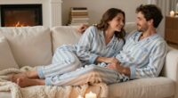 couples cozy pajama sets