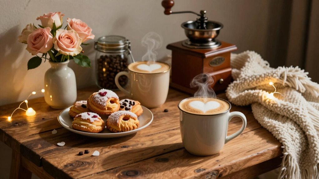cozy personalized coffee experience