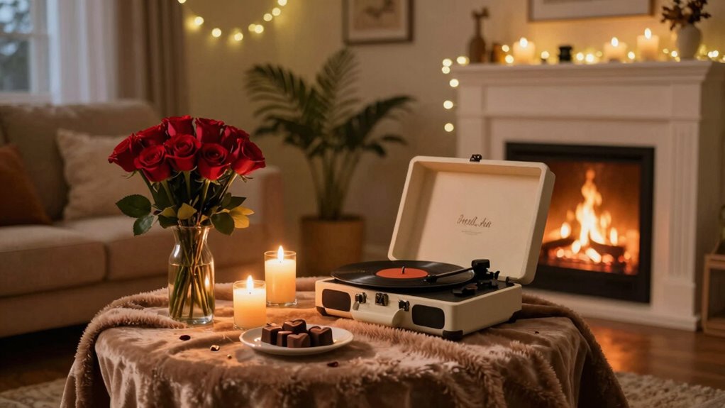 create cozy romantic ambiance