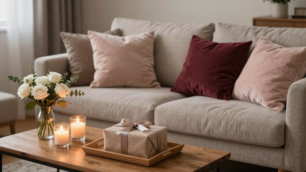 create cozy romantic atmosphere
