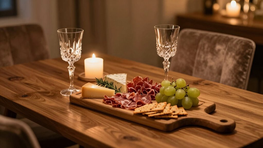 create intimate romantic atmosphere