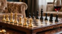 elegant chess night ambiance