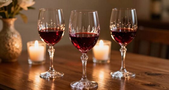 elegant glassware elevates dinners