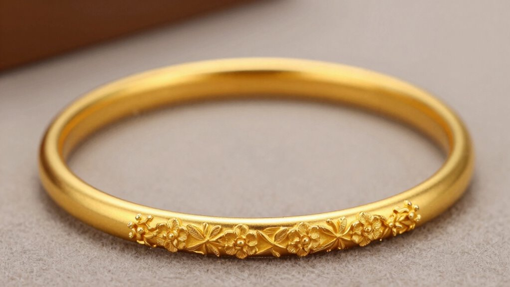 elegant gold bangle designs