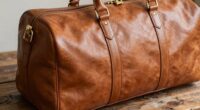 elegant leather travel bags