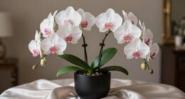 elegant orchid gift presentation