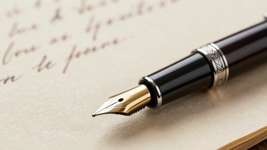 elegant timeless handcrafted writing