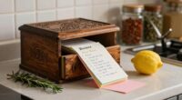 filling recipe boxes emotionally