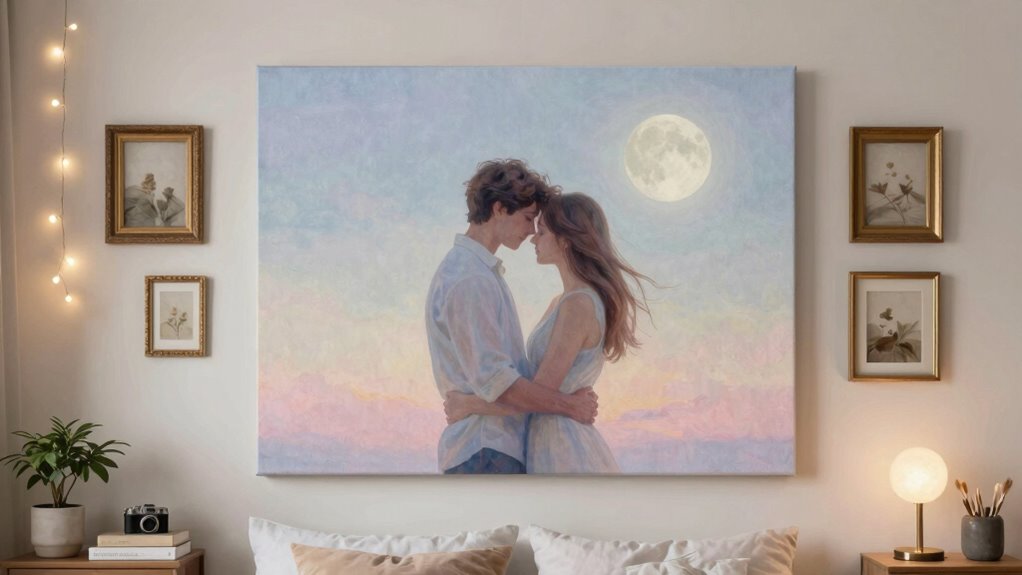 harmonious romantic wall decor