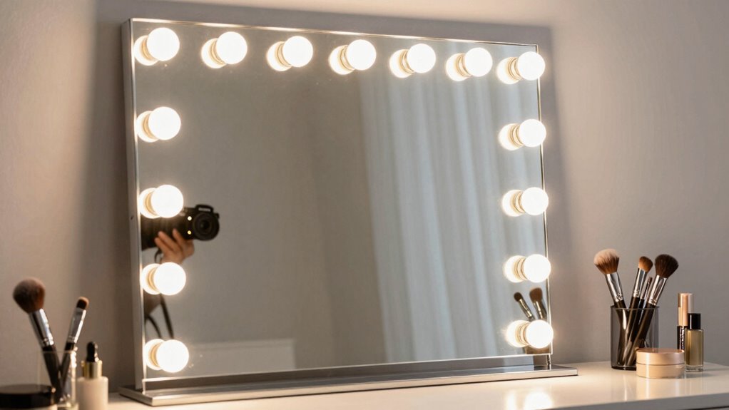 illuminated luxurious makeup routine
