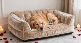luxury dog beds featured in valentine s content