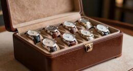 luxury leather watch storage