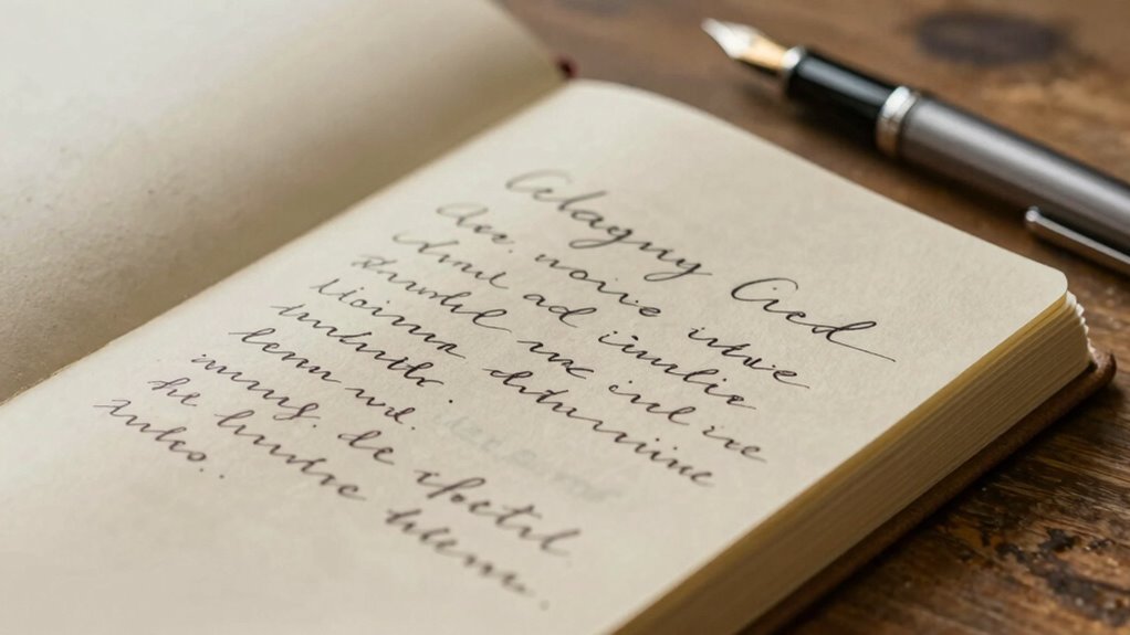 personal intentional handwritten connection