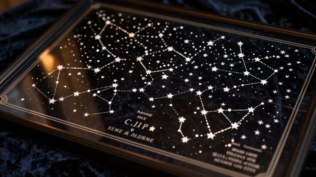 personalized celestial milestone keepsake
