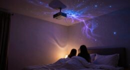 romantic ambiance through lights