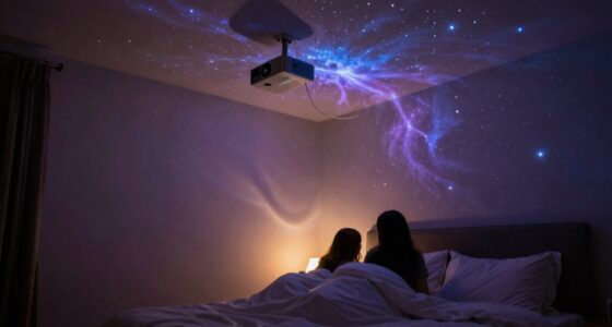 romantic ambiance through lights