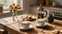 romantic at home coffee date