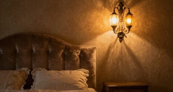 romantic bedroom wall lighting