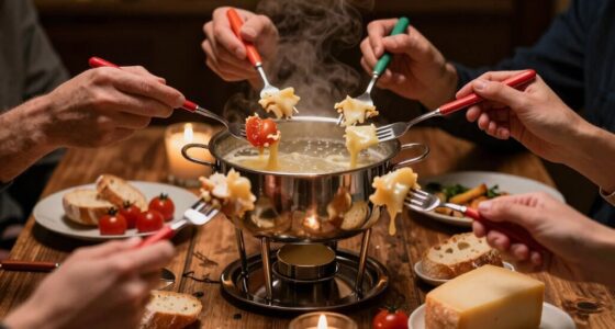romantic cheese fondue night