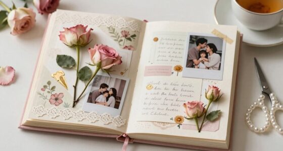 romantic memory scrapbook ideas