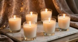 romantic scented candle sets