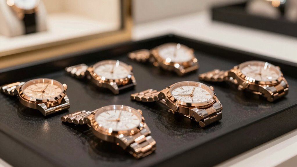 rose gold watches popular