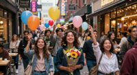 singles celebrate independence