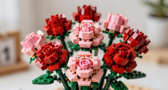 stylish lego rose arrangements