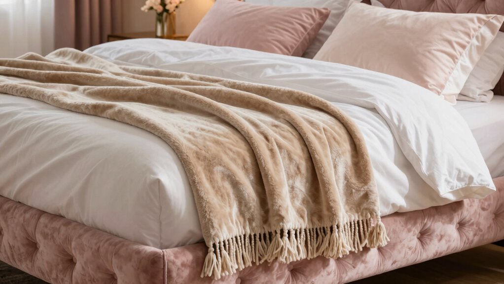 stylish romantic bedroom accents