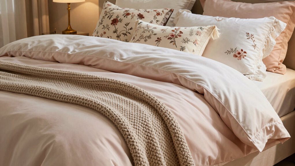 thoughtful luxurious bedding layering