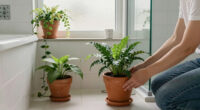 This DIYer Turned Their Ordinary Bathroom Into A Lush Secret Garden Paradise