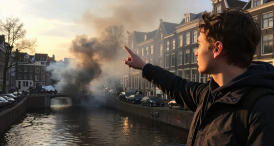Grote Brand In Woning Op Prinsengracht, Zwarte Rook Boven Centrum Amsterdam - NH Nieuws