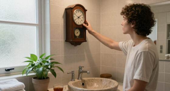 I Moved A Clock To My Bathroom, And It Changed My Morning Routine Forever