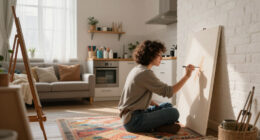 This 500-Square-Foot Studio Doubles As An Artist's Home And Workspace