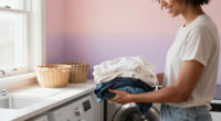 You’d Never Expect To See Ombré Walls In A Laundry Room — But It Works