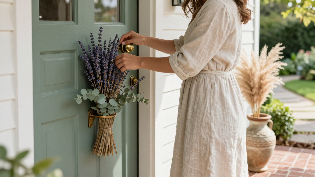 Forget Wreaths — This Vintage-Inspired Trend Is Perfect For Front Doors