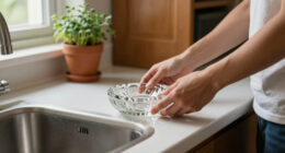 I’m Putting A Vintage Glass Ashtray By My Kitchen Sink (It’s So Pretty!)