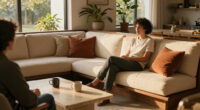 Not A Conversation Pit: This Modern Spin On Living Room Design Brings The Cozy Vibes
