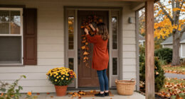 Replace Your Wreaths: There's A Better Way To Decorate Your Front Door For Fall