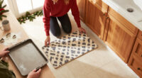 She Put A Bath Mat In Her Kitchen, And I’m Saving The Idea For The Holidays