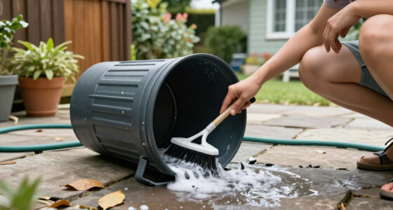 Smelling Your Garbage Cans? The Underrated Trick To Give Them A Deep Clean