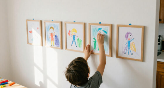 There's A Cuter Way To Display Kids' Artwork Than The Fridge