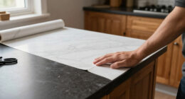 This $50 Amazon Find Made My Dark, Dated Countertops Look Like Expensive Marble